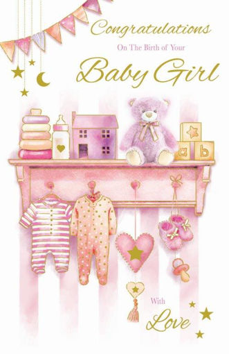 Picture of BABY GIRL CARD